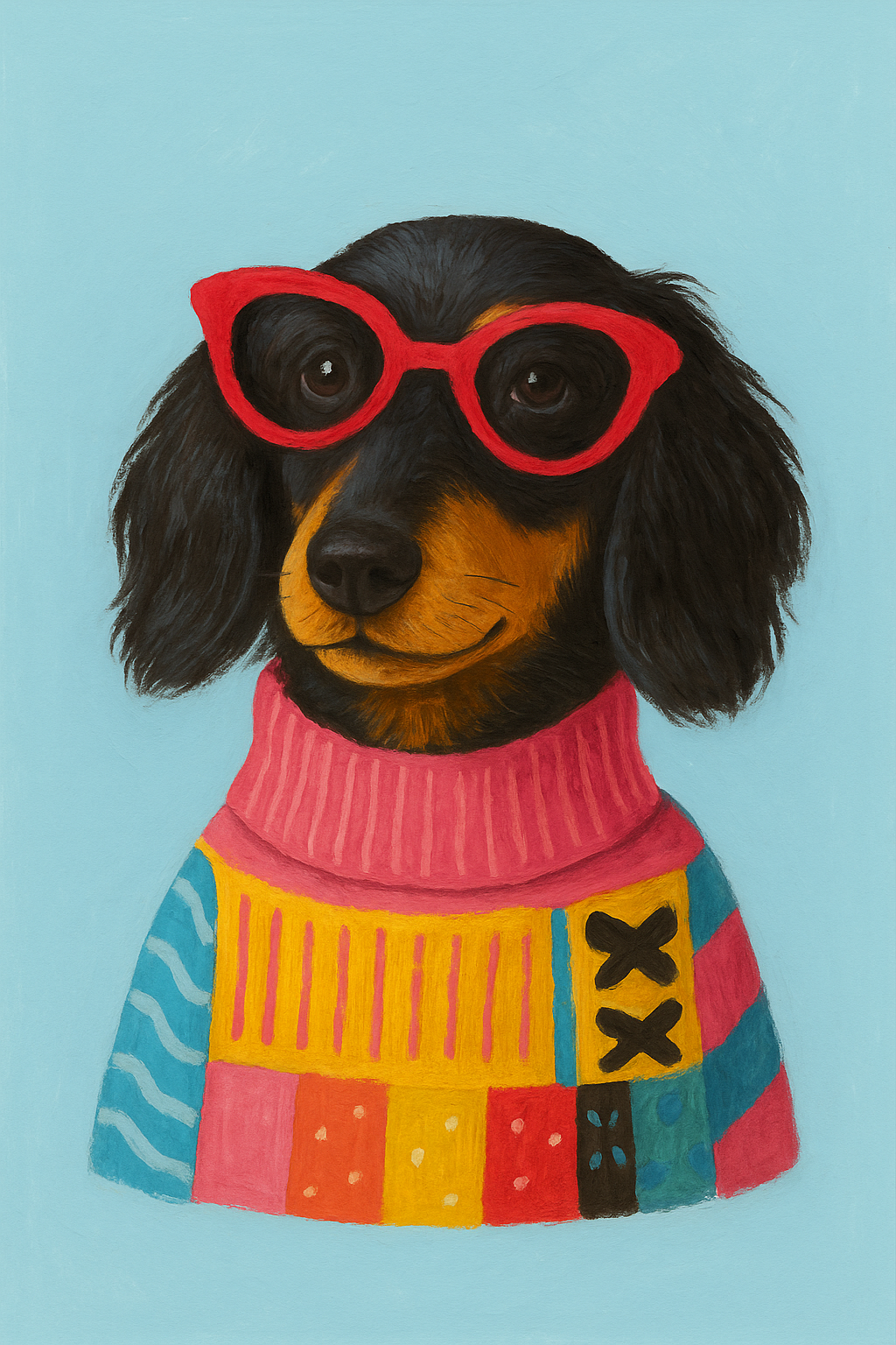 Personalizable Cozy Dog Poster